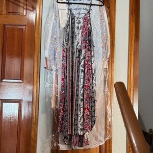 NWOT Knox Rose Multi Color Paisley/Floral Sundress SZ L